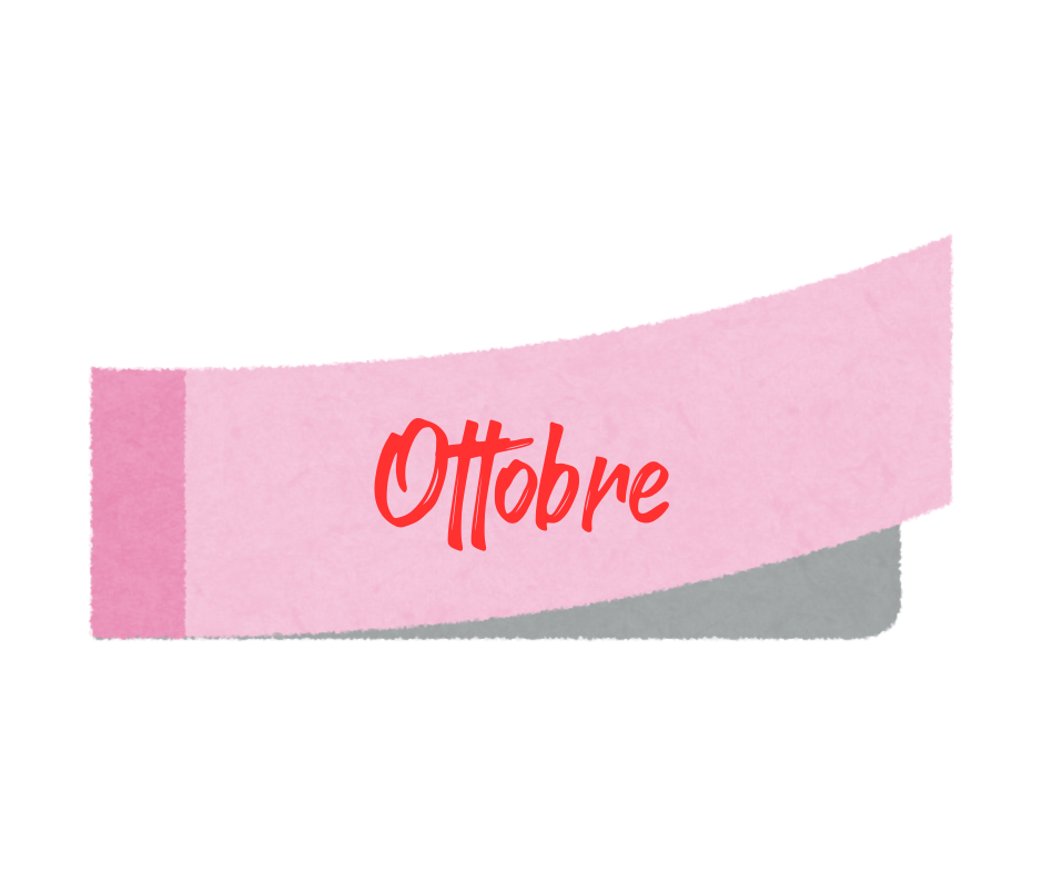 mese calendario ottobre