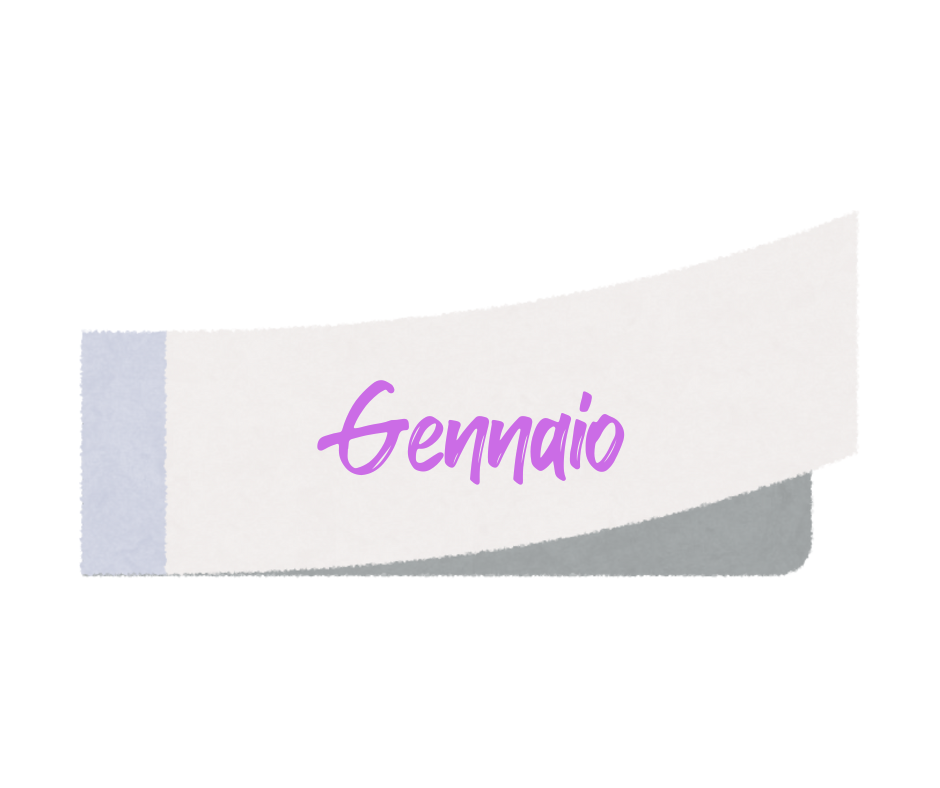 mese calendario gennaio