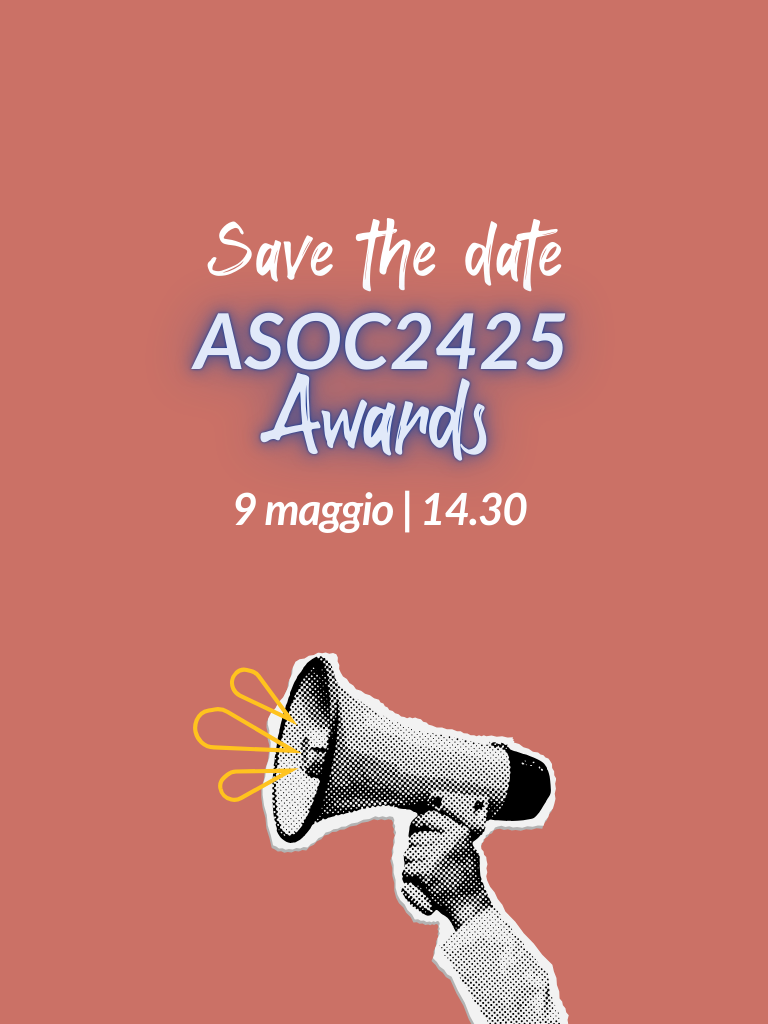 Save the date - ASOC2425 Awards | 9 maggio alle 14.30