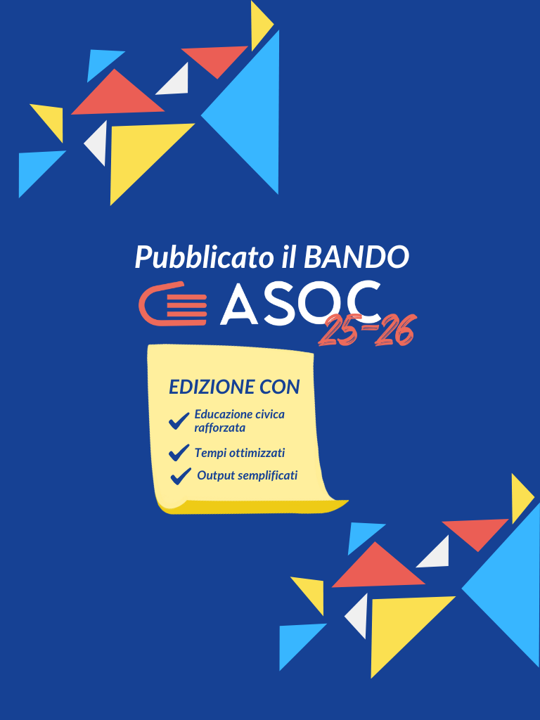 Pubblicato il Bando per partecipare ad ASOC2526