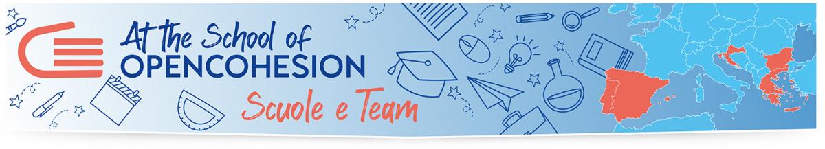 At the school of OpenCohesion - Scuole e team