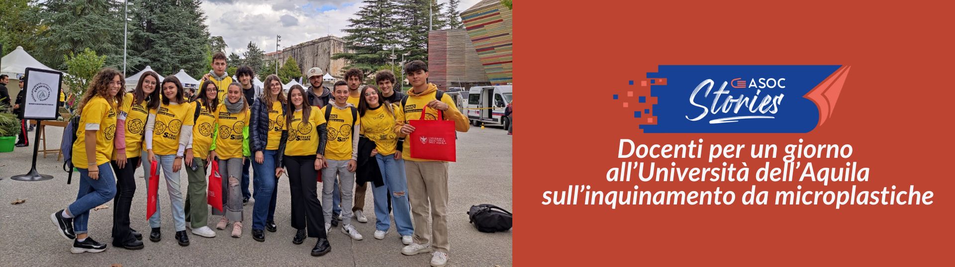 ASOC Stories: docenti per un giorno sull'inquinamento da microplastiche