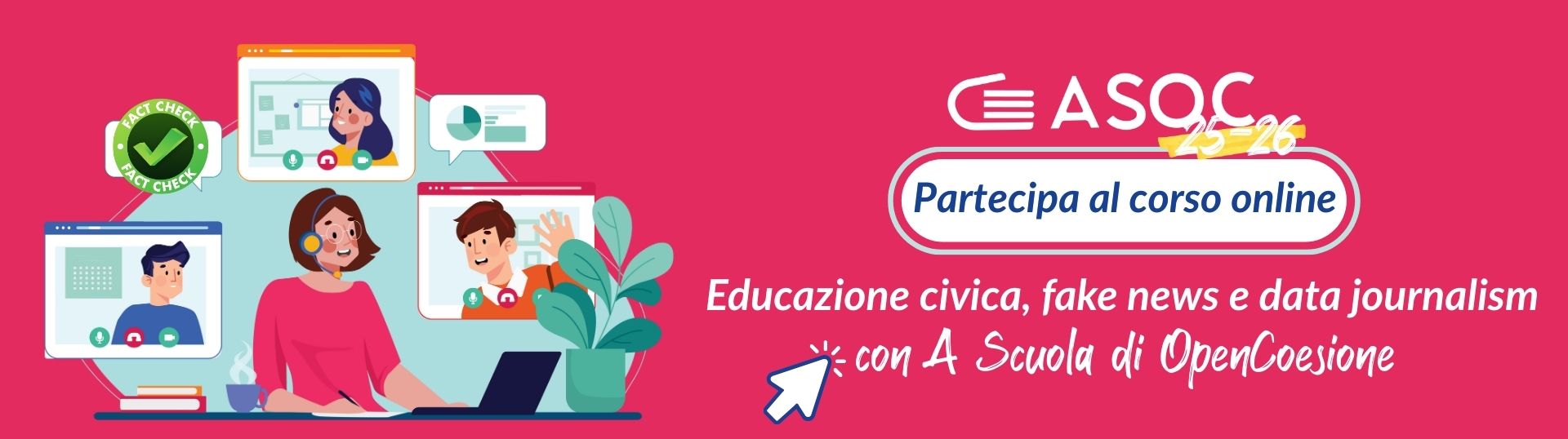 Educazione civica, fake news e data journalism con ASOC