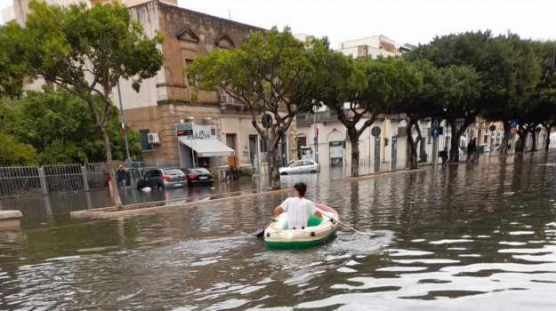 Swimming through the streets of the Trapani area