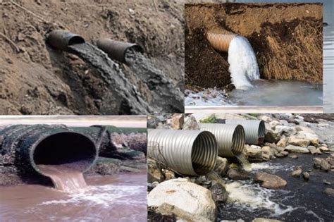 Inquinamento industriale delle acqua fluviali Le acque sono inquinate dai numerosi scarichi industriali