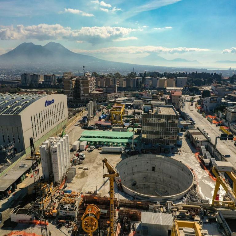 The metro's construction