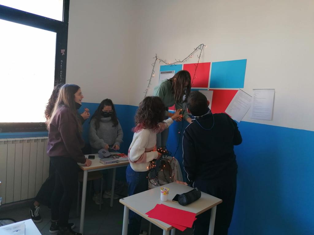 Strutturati illuminati noi al lavoro