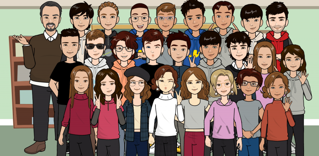 La nostra classe in Pixton Pixton-4AS