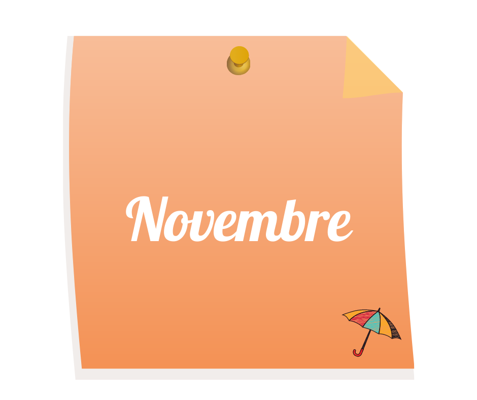 mese calendario novembre