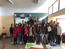 Il team "Igea 2.0" impegnato nella prima lezione di ASOC (Progettare)