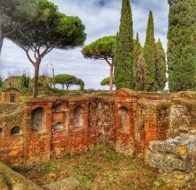 Scorcio della Necropoli laurentina