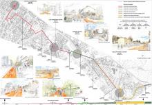 La mappa del percorso della  GreenWay.