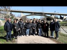 Il Team Power Bridge del Liceo “Gropius” di Potenza, il 24_02_2022 nei pressi del ponte Musmeci ha incontrato l’ing. D’Onofrio, dirigente Settore Urbanistica  Potenza che ha spiegato lo stato dell'arte del progetto Restauro conservativo del Ponte Musmeci