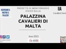 Ecco qui il nostro video Pitch, creato per il progetto di monitoraggio civico della Palazzina dei Cavalieri di Malta. Riapriamo il nostro Palazzo! #ASOC2021