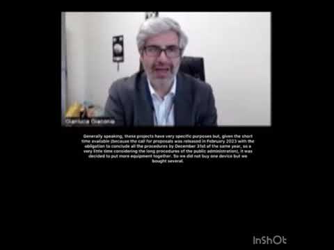 Extract from the interview with Mr. Giaconia, Head of Clinical Engineering at "AO dei Colli", who has managed the project "Strengthening post-Covid surgical and diagnostic areas - AO dei Colli"