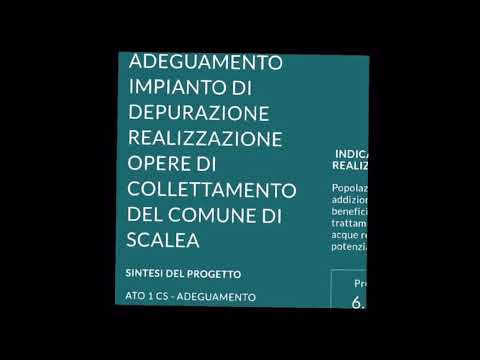 In questo video abbiamo sintetizzato le parti più importanti del nostro percorso che ancora non finisce qui e da cui speriamo di ottenere ancora risultati utili per arrivare ad una migliore gestione dell’impianto depurativo di Scalea. All’interno del video