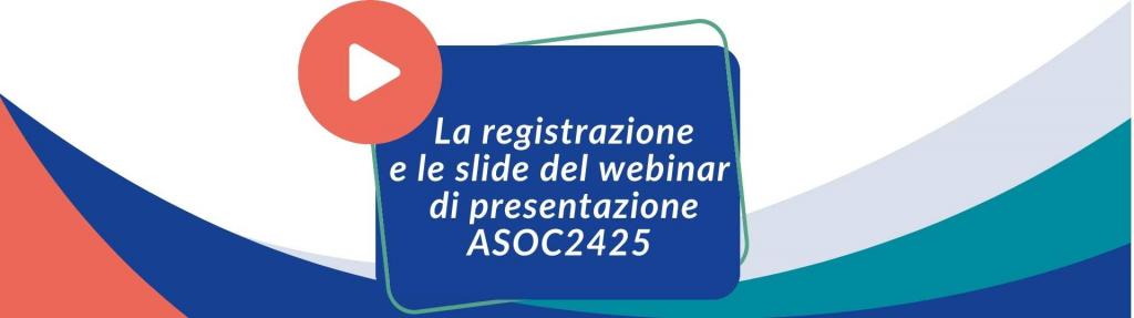 registrazione webinar Bando ASOC